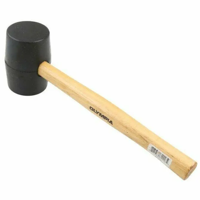 1 Lb Rubber Mallet – Non-Marring Striking Tool 1