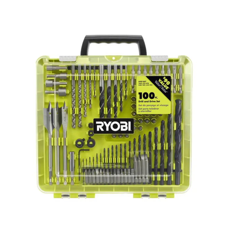 100-Piece Professional Drill Bit & Driver Set 1