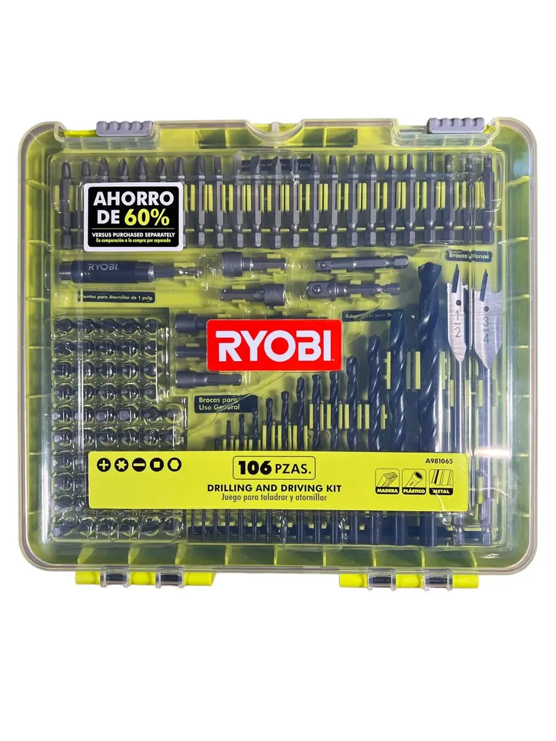 106-Piece Drilling & Driving Bit Set – Comprehensive Fastening Kit 1