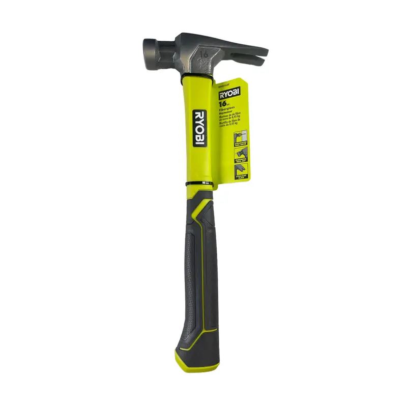 16 Oz All-Purpose Fiberglass Hammer – 11-Inch Handle 1