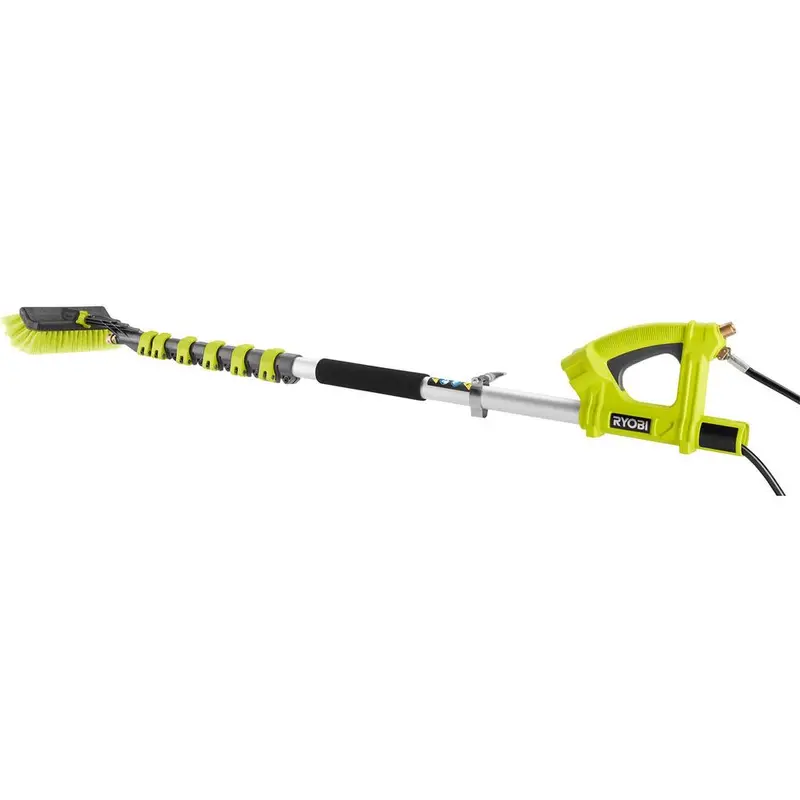 18-Foot Adjustable Extension Pole With Wash Brush – For Pressure Washer Use 1