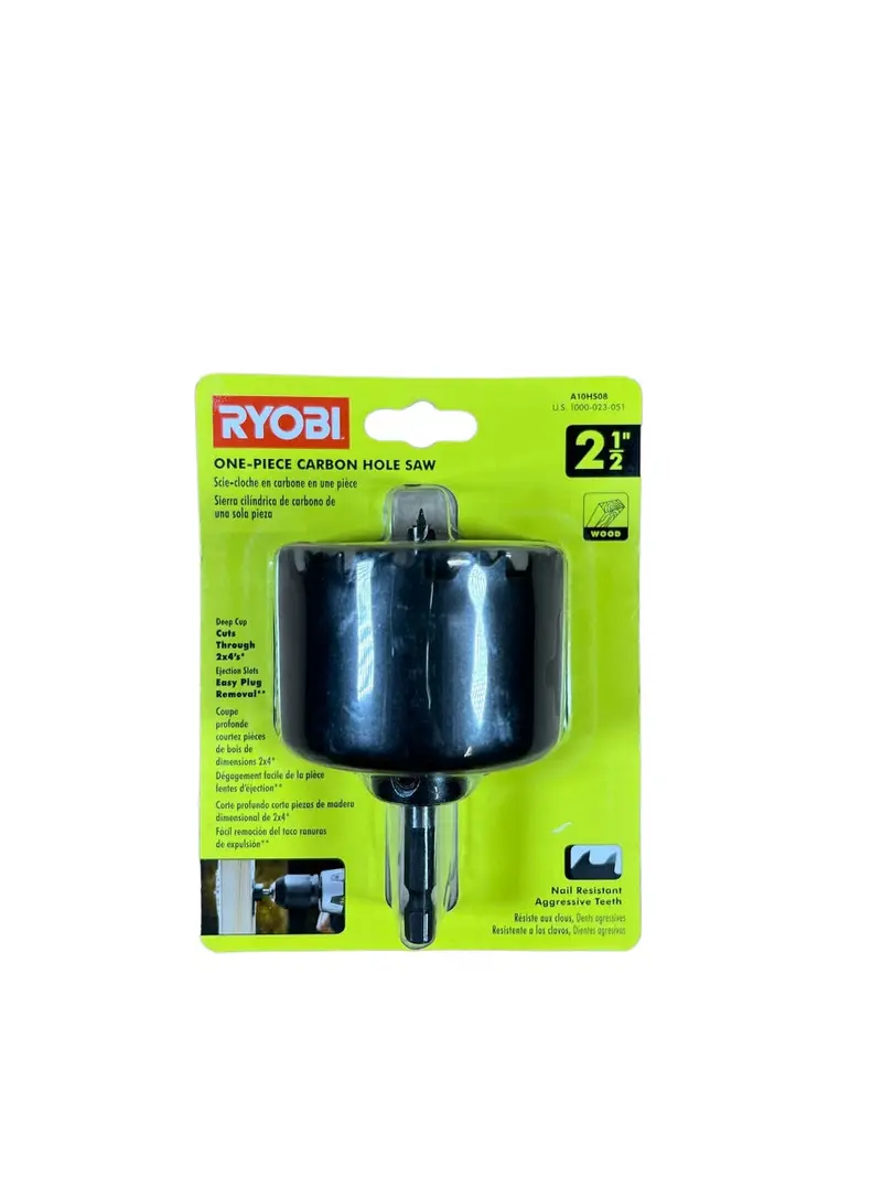2.5-Inch Carbon Steel Hole Saw For Wood And Metal 1