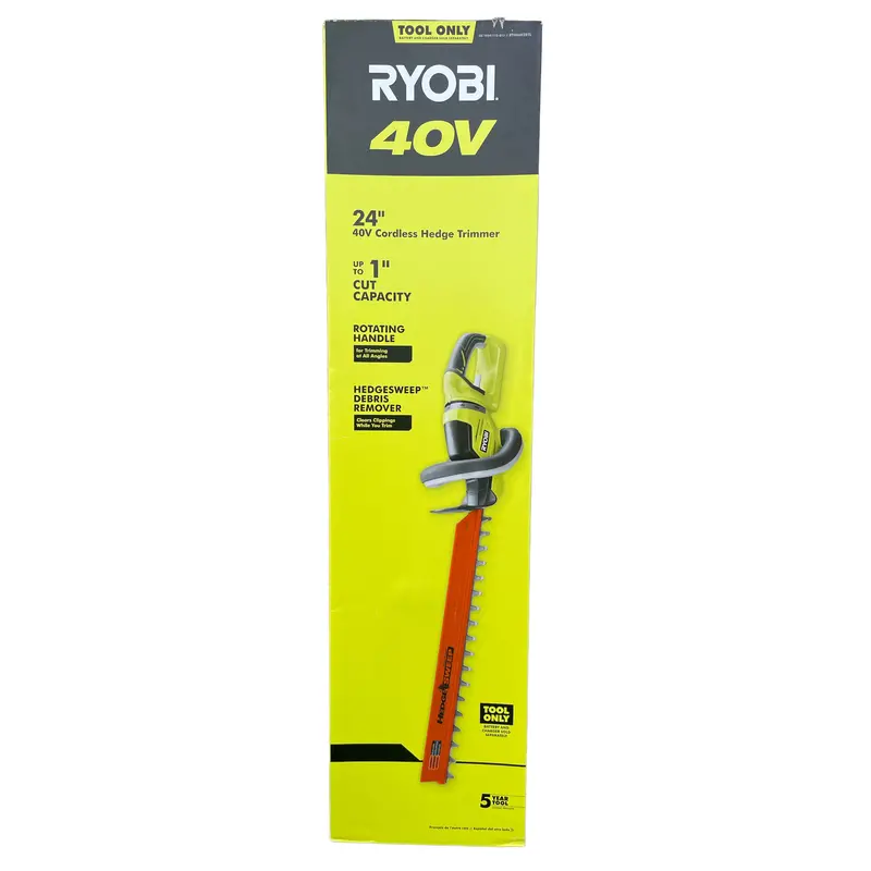 24" 40V Lithium-Ion Cordless Hedge Trimmer – Bare Tool 1