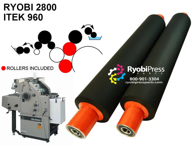 28010 / 28011 Ink Form Assembly Kit Compatible With Ryobi 2800 & Ab Dick 960 Presses 1