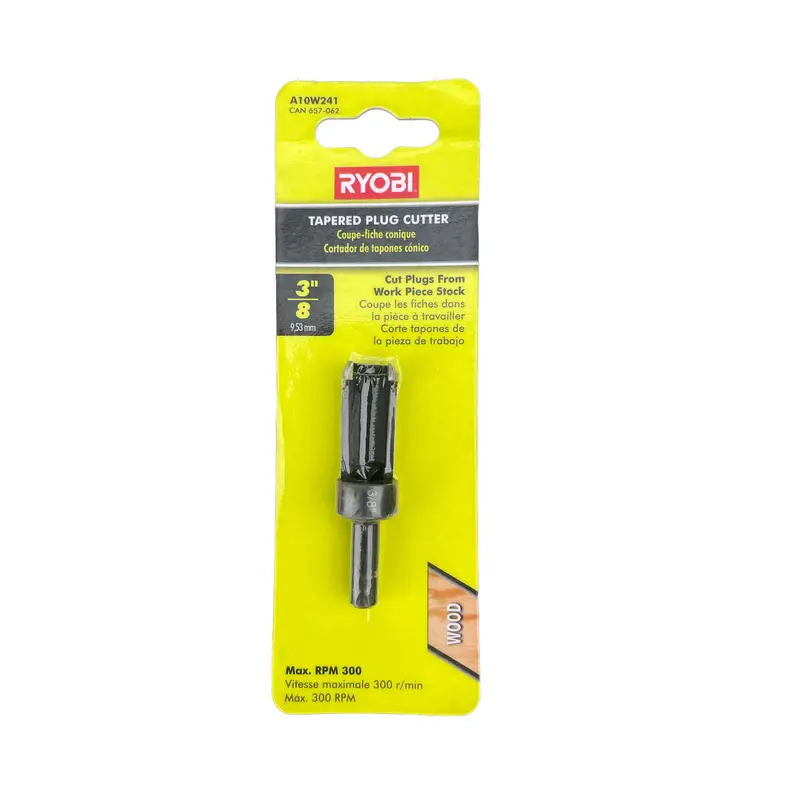 3/8" Tapered Plug Cutter – Woodworking Accessory 1