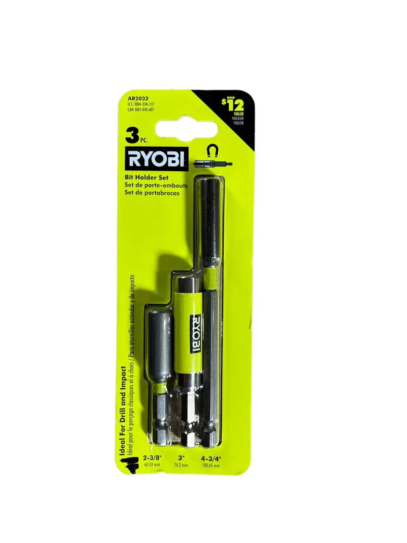 3-Piece Impact-Grade Bit Holder Set 1