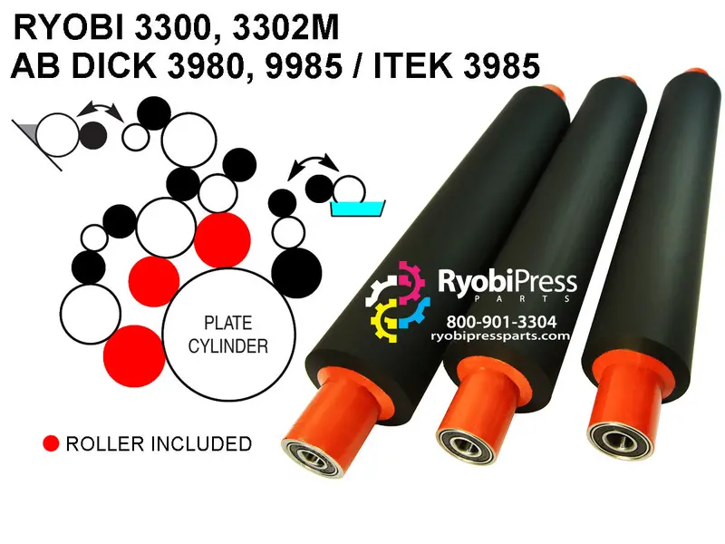 32R-Fk Form Roller Kit For 32R13, 32R14, 32R15 & 3302M/3302H Press Models 1