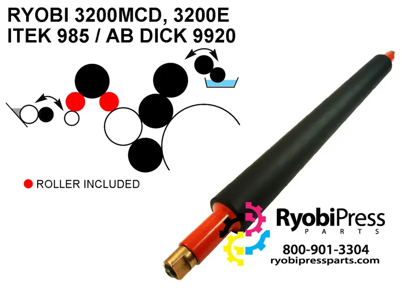 32R23 Ink Idler Roller – Compatible With 3200E And 3200Mcd Printing Presses 1
