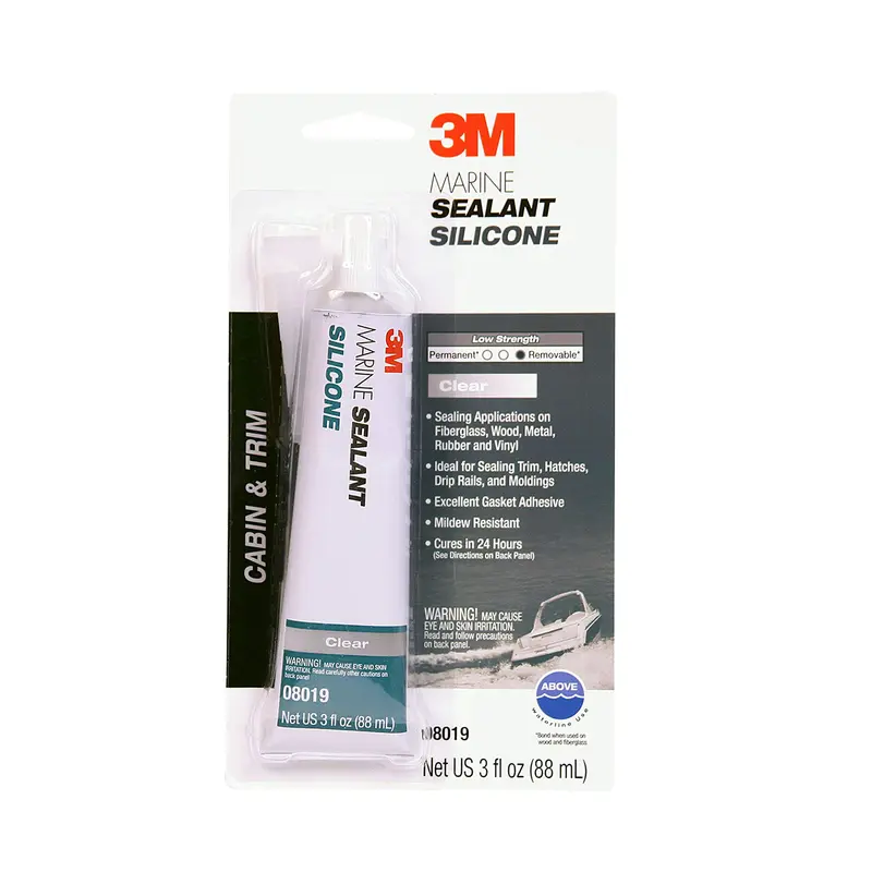 3M Marine-Grade Silicone Sealant – 3 Oz Tube 2