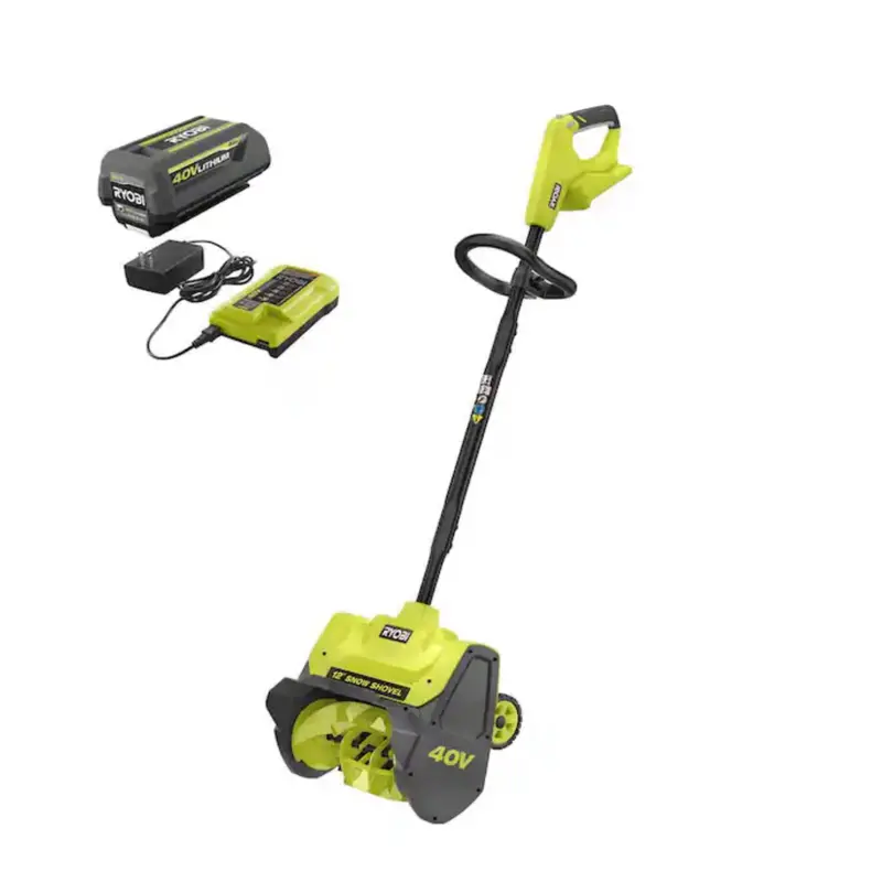 40V Cordless Single-Stage Snow Shovel – 12" Width, Includes 4.0Ah Battery & Charger 1