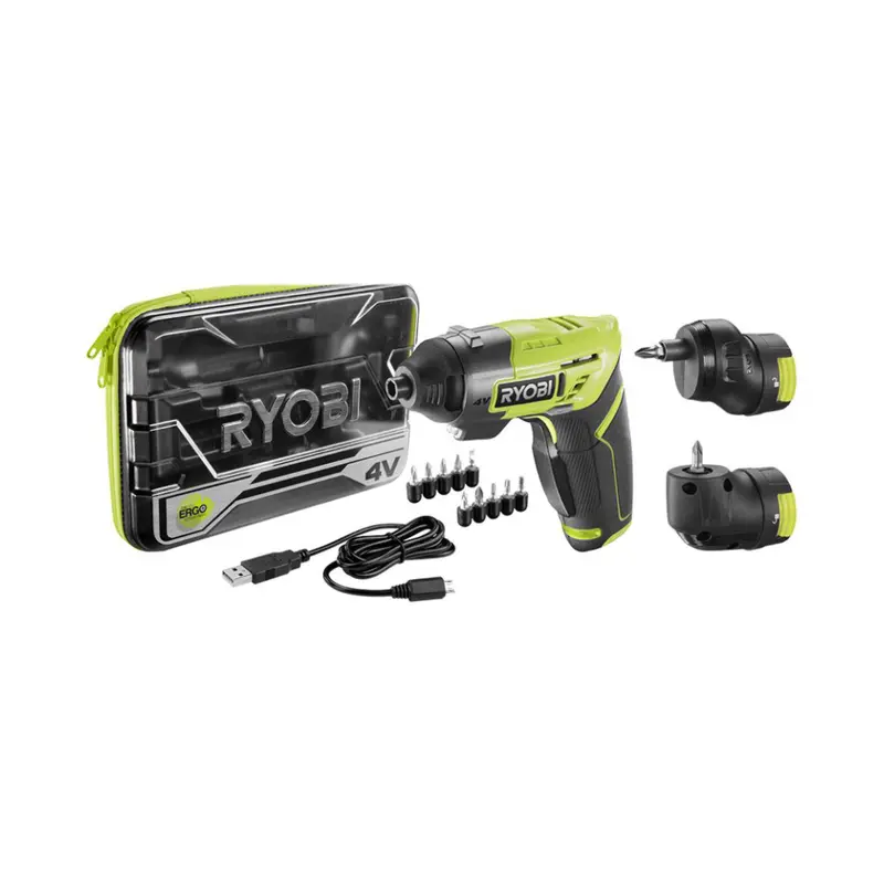 4V Cordless Multi-Head Precision Screwdriver – Includes 3 Tips, 10 Bits & Usb Charger 1