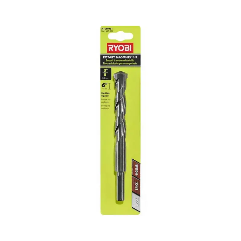 5/8-Inch Rotary Masonry Drill Bit – 6-Inch Shank 1