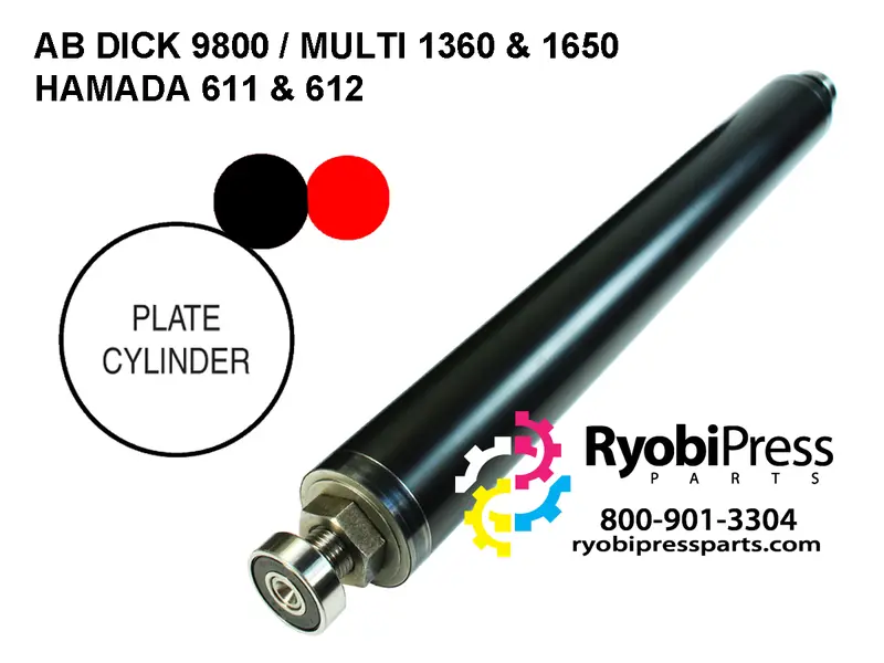 92K51 Ab-3714-Gt Kompac Meter Roller For Ab Dick 9800 Printers 1