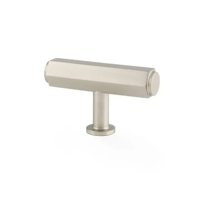 Alexander & Wilks Vesper Hex T-Bar Cabinet Knob – Sleek Geometric Design 7