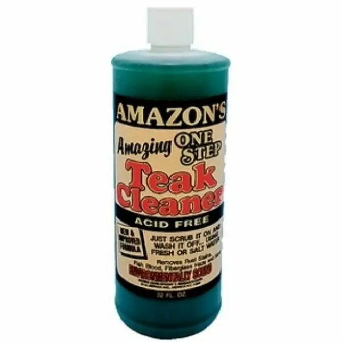 Amazonone Step Teak Cleaner – Fast-Acting Wood Restoration Solution 1