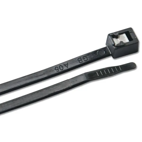 Ancor 11-Inch Black Uvb-Resistant Self-Cutting Cable Tie 1