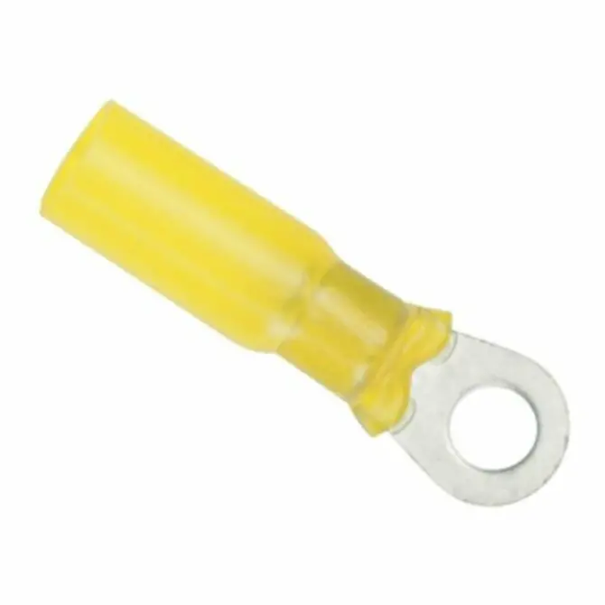 Ancor 12–10 Awg Heat-Shrink Ring Terminals – 5/16" Stud Size, 3-Piece Pack 1