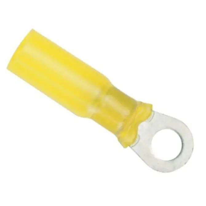 Ancor 12–10 Awg Heat-Shrink Ring Terminals (#8 Stud Size) – 3-Pack 1