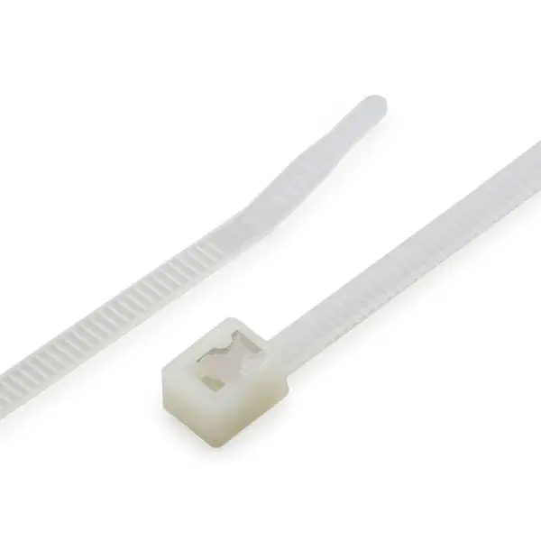 Ancor 6-Inch White Self-Cutting Cable Tie 1