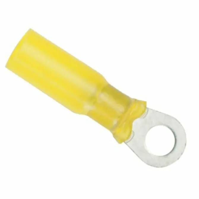 Ancor #8 Heat-Shrink Ring Terminals – 12–10 Awg, 25-Pack 1