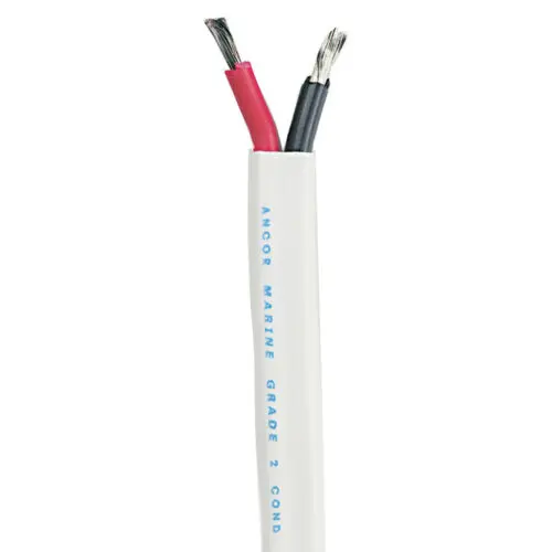 Ancor Flat 14/2 Awg Duplex Cable – 100-Foot Marine Wire Roll 1