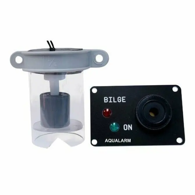 Aqua Alarm High-Water Alert System – Audible And Visual Flood Warning Device 1
