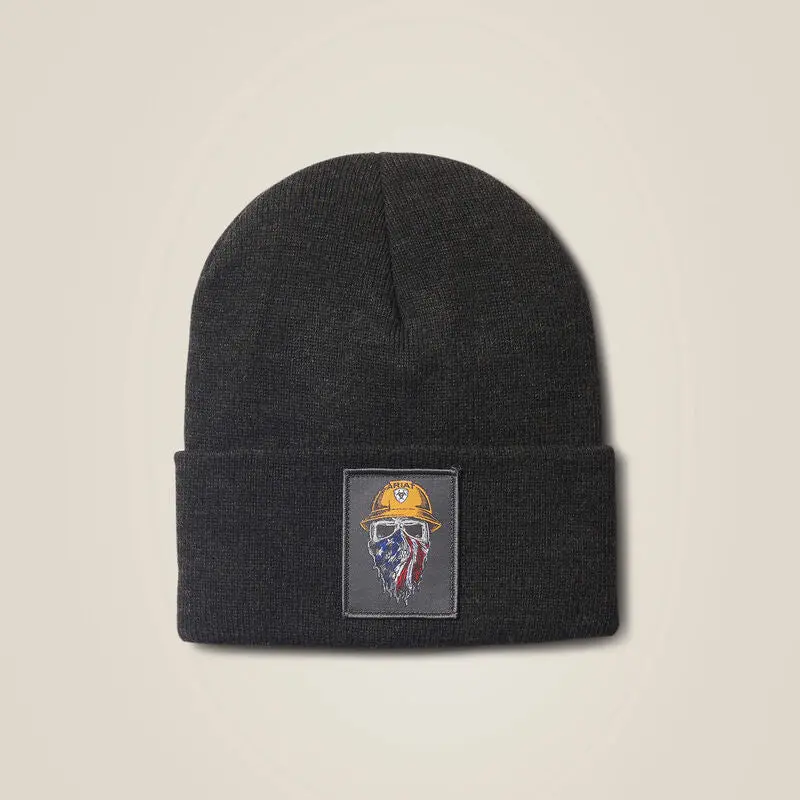 Ariat Men'S Born For This Structured Watch Cap 1