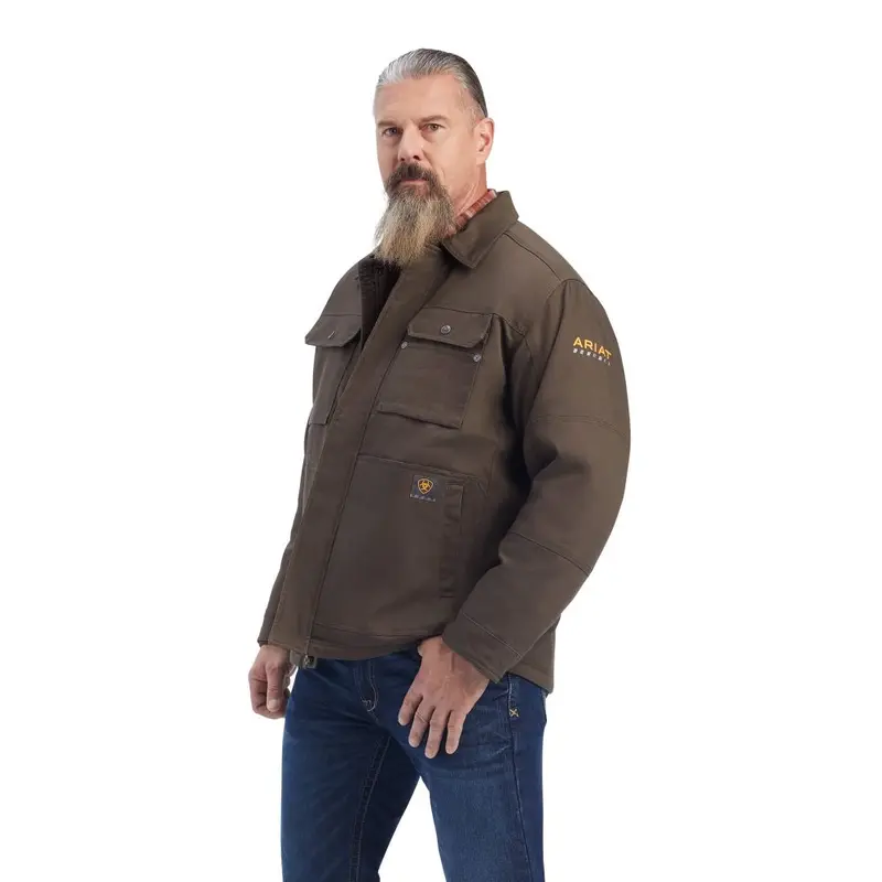 Ariat Men’S Rebar Duracanvas Sherpa-Lined Work Coat – Heavy-Duty Outerwear 1