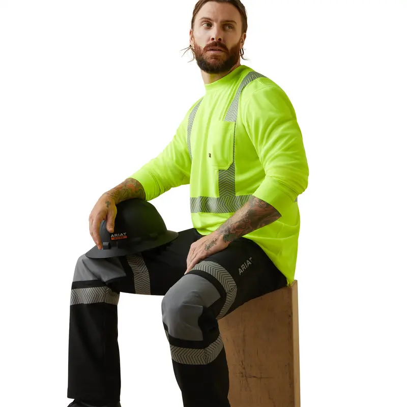Ariat Rebar Hi-Visibility Ansi-Certified Long-Sleeve Work Shirt 1