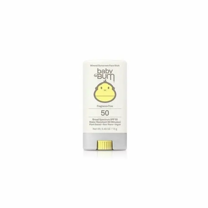 Baby Bum Fragrance-Free Mineral Sunscreen Face Stick Spf 50 – .45 Oz Gentle Daily Protection 1
