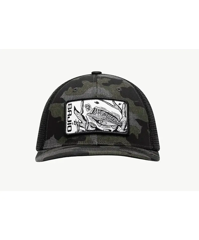 Bajio Largemouth Bass Embroidered Patch Hat 1