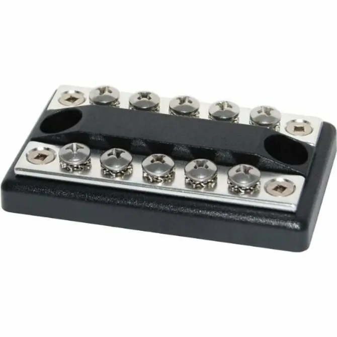 Blue Sea Systems Dualbus 100A 5-Circuit Busbar 1