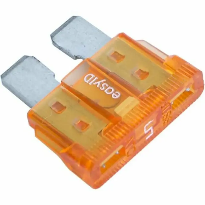 Blue Sea Systems Easyid Fuse – 5 Amp Resettable Blade Fuse With Labeling System 1