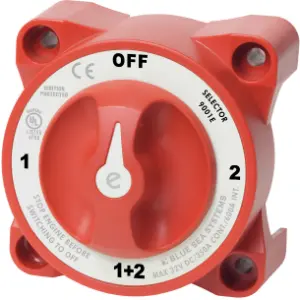 Blue Sea Systems Manual Battery Disconnect Switch – 32V Dc Rated 1