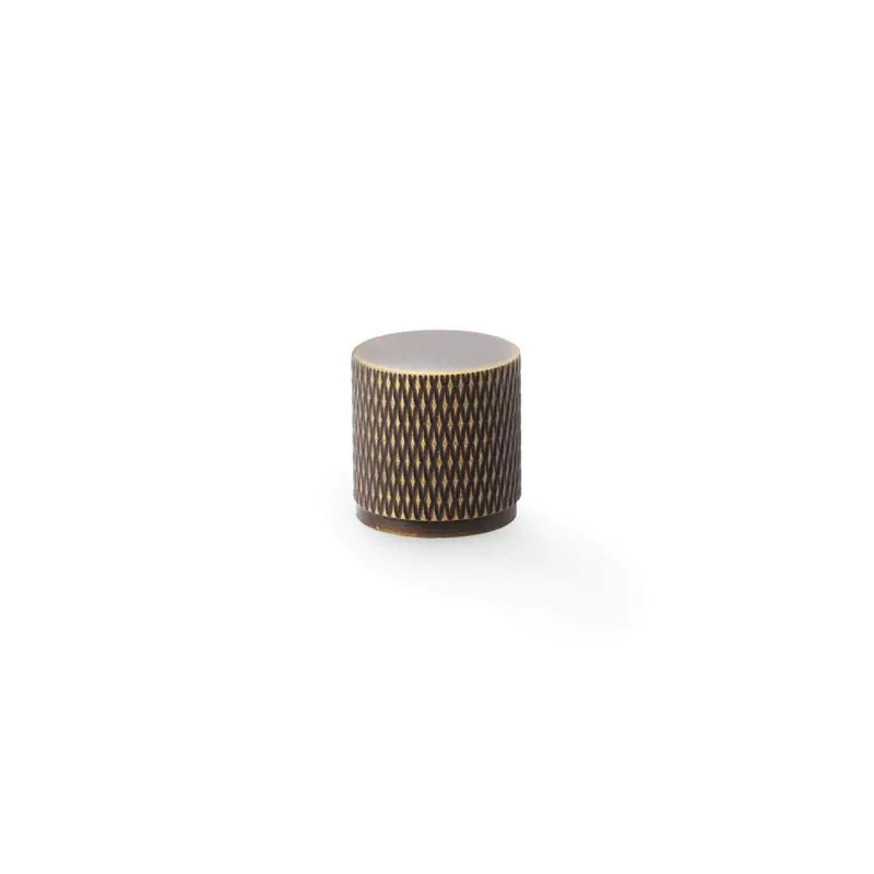 Brunel Knurled Cylinder Cabinet Knob – Alexander & Wilks 1