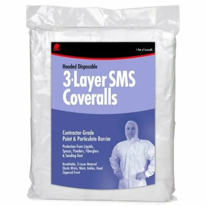 Buffalo Hooded Disposable Coverall – Large Size 1