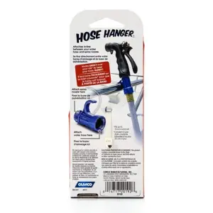 Camco Dual-Pack Hose Hanger Hook Attachment – Wall-Mounted Organizer 1