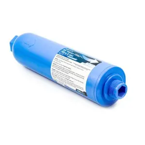 Camco Tastepure Kdf/Carbon Inline Water Filter With Hose Protector 1