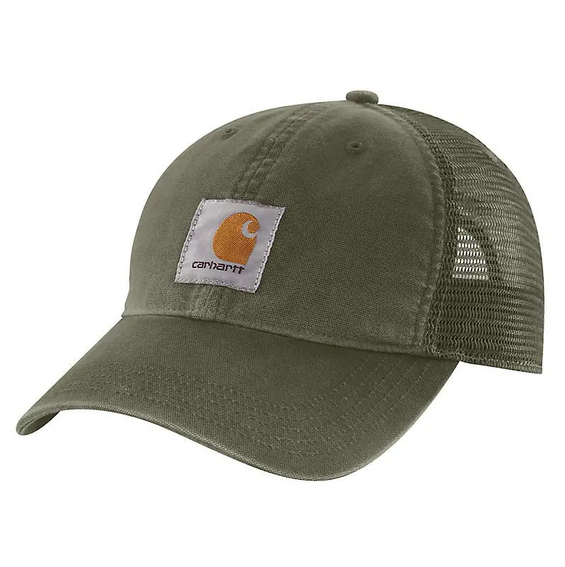 Carhartt Canvas Mesh-Back Trucker Hat 1