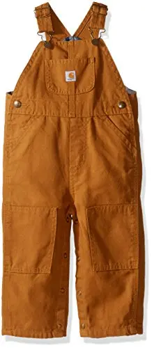 Carhartt Infant Canvas Flannel-Lined Duck Bibs 1