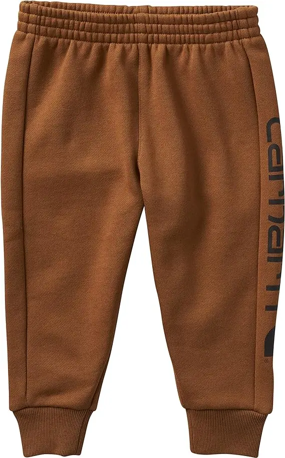 Carhartt Kids’ Boys Fleece Sweatpants – Logo-Accented Comfort Pants 1