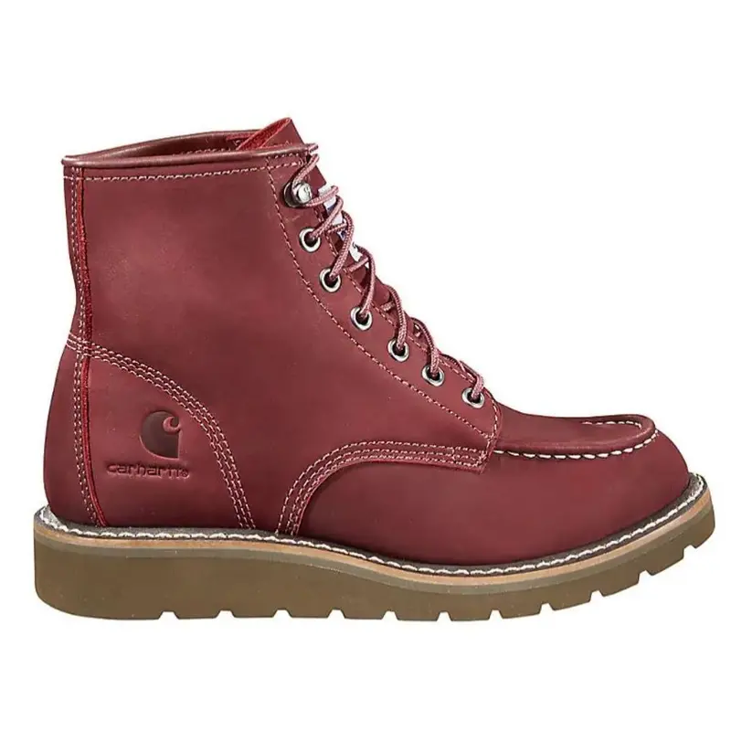 Carhartt Lightweight 6-Inch Moc-Toe Wedge Boots For Women 1