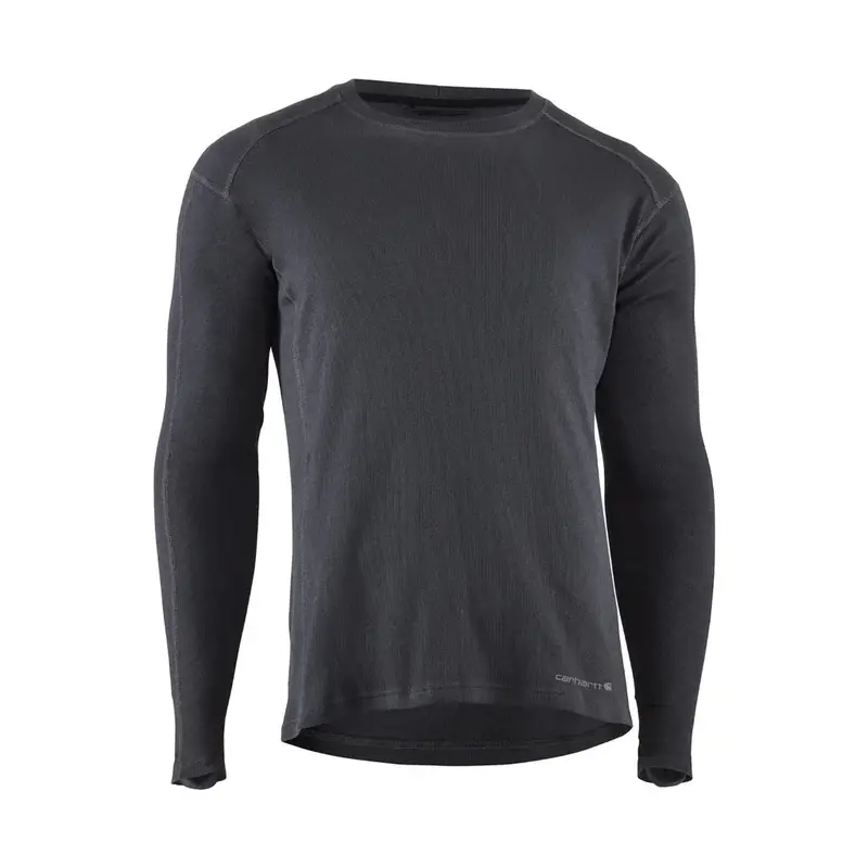 Carhartt Men'S Midweight Stretch Cotton Rib Crewneck Base Layer 1
