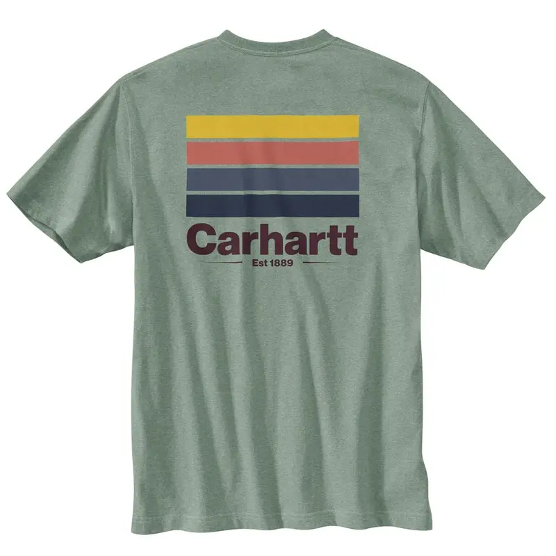 Carhartt Relaxed Fit Heavyweight Graphic T-Shirt With Pocket Detail 1