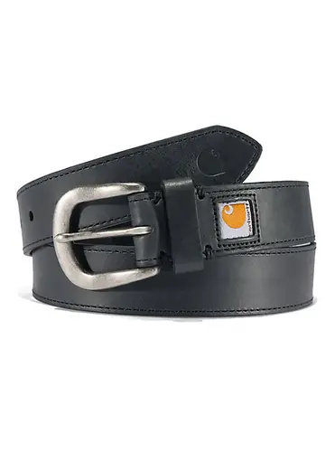 Carhartt Saddle Leather Belt – Classic Men'S Dress Or Work Belt 1