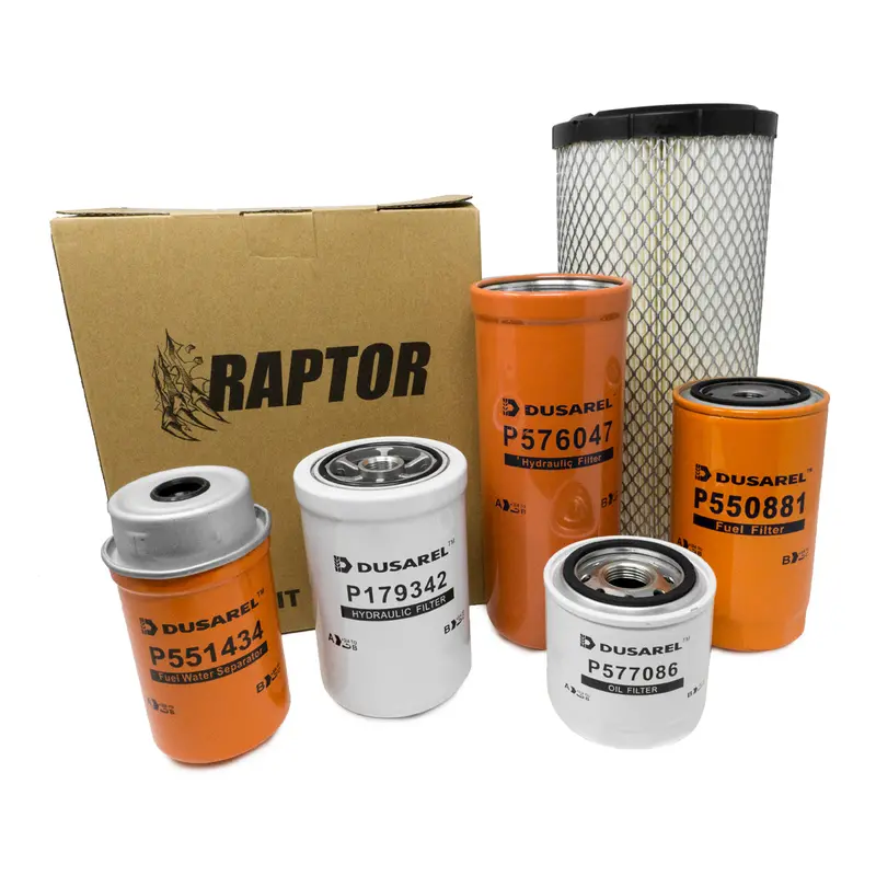 Complete Replacement Filter Set For Case 580N, 580 Super N & 580Sn (4.5L Turbo Engine) 1