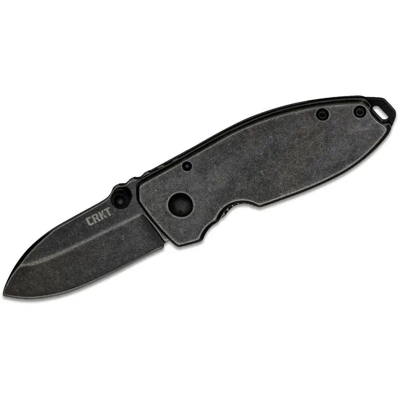 Crkt Lucas Burnley Squid Folder – 2.14" Blackwashed Plain Edge, Sleek Stainless Steel Construction 1