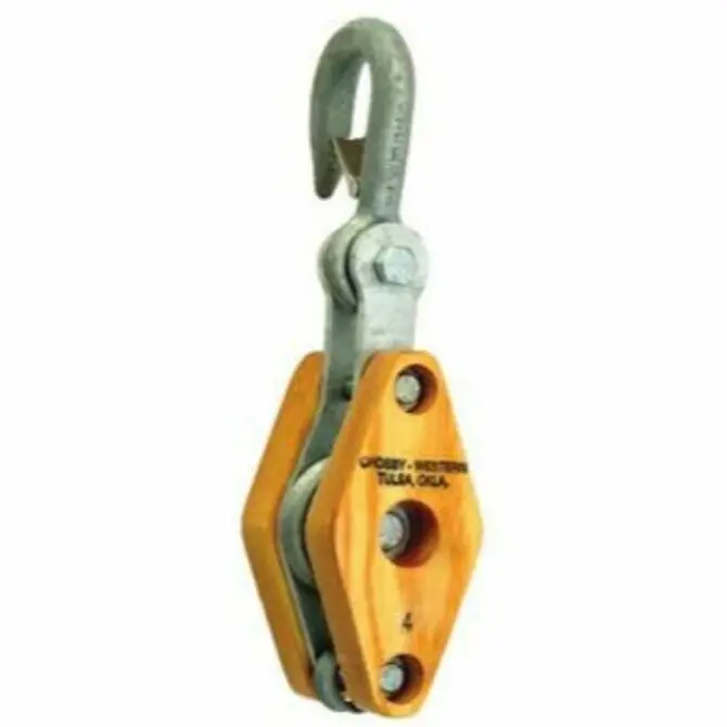 Crosby Double-Sheave Steel Shell Rigging Block 1