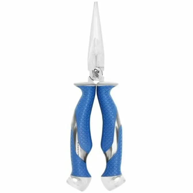 Cuda 8.75" Titanium-Bonded Needle-Nose Pliers With Ergonomic Grip 1