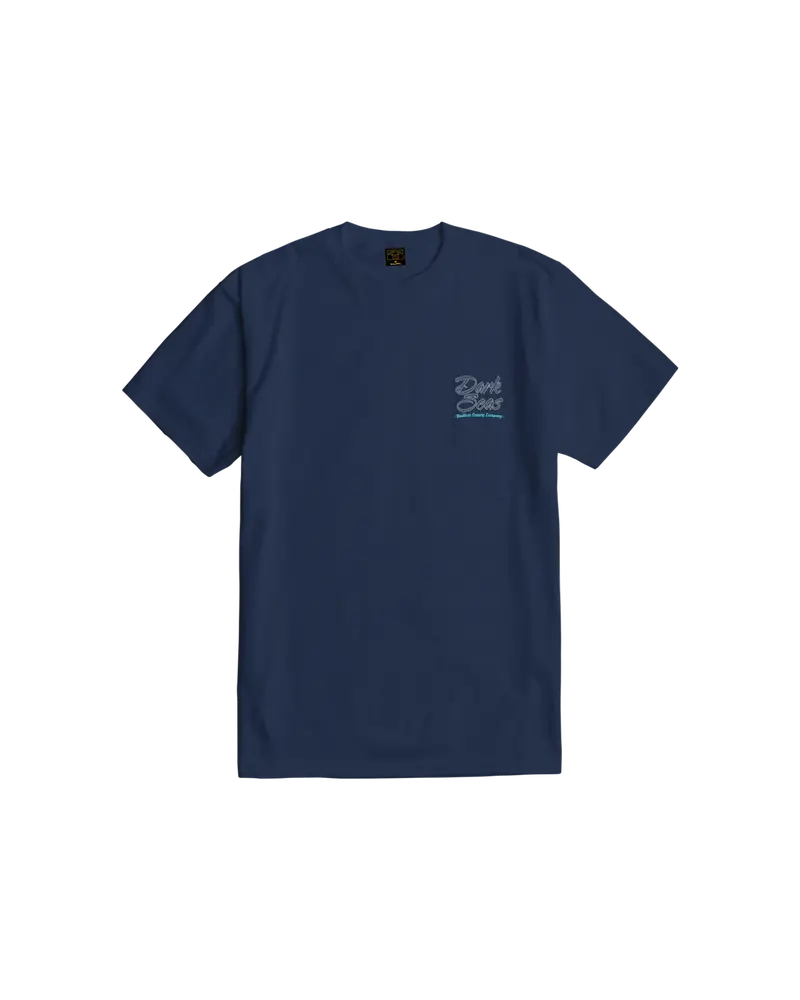 Dark Seas Headway Minimalist T-Shirt – Clean-Line Coastal Graphic Tee 1